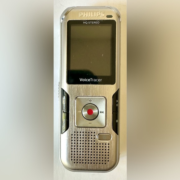Philips HQ Stereo VoiceTracer DVT-4010 Audio Dictation Digital 2Mic 8GB Recorder - Picture 8 of 11